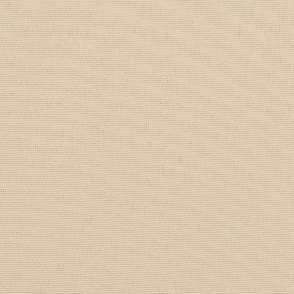 vidaXL Liegestuhl-Auflage Beige (75+105)x50x4 cm Oxford