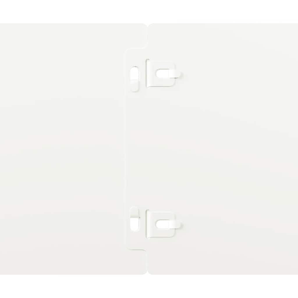 vidaXL Heim & Garten Rasenkanten 15x103 cm Weiß 10 Stück