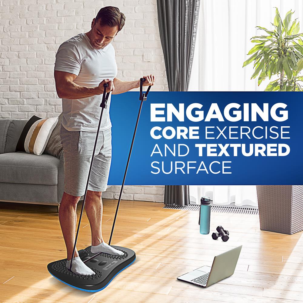 SereneLife Balance Board Wackelbrett Holz 51cm ergonomisch
