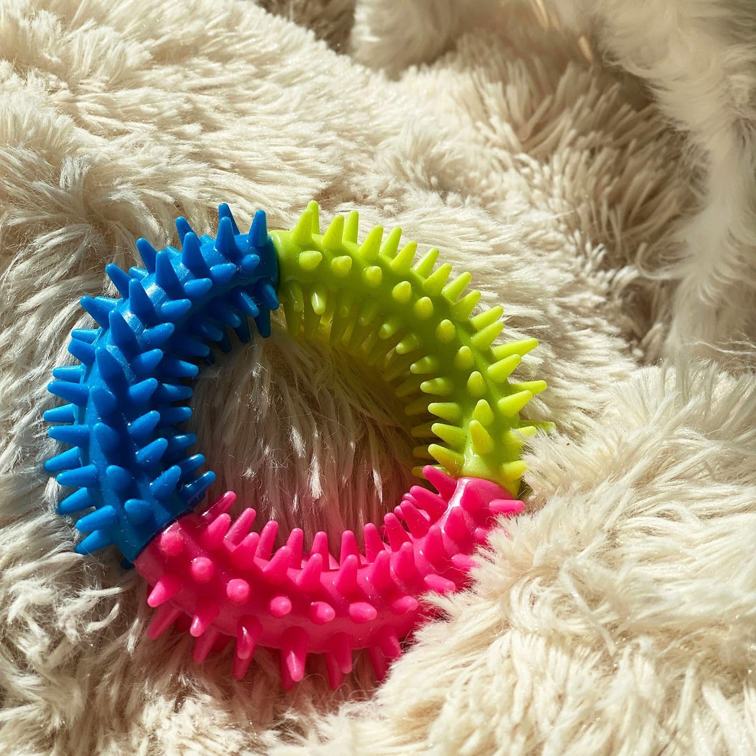 Intirilife Hundespielzeug 10er Set Kauspielzeug Baumwolle Zahnpflege