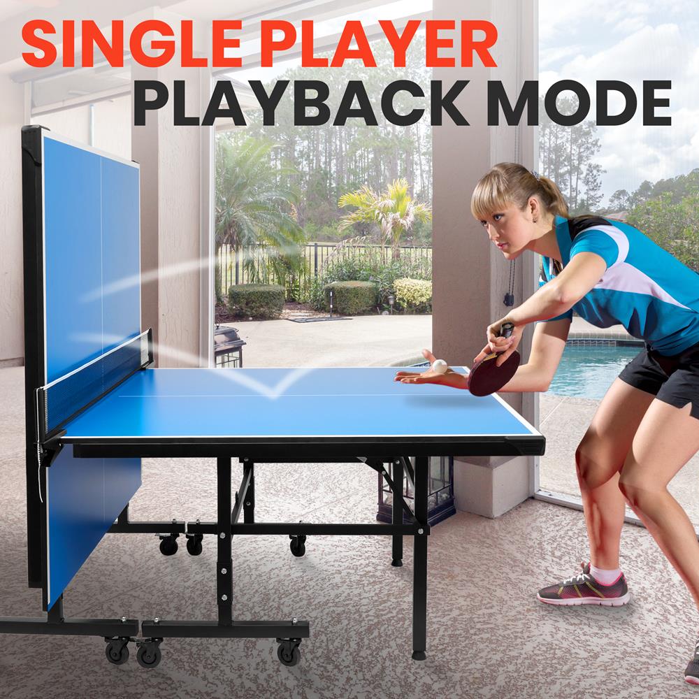 Serenelife Game Tables Tischtennistisch Indoor Blau klappbar