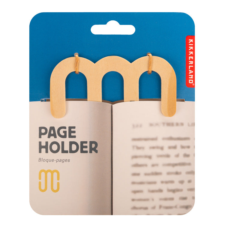 Kikkerland Home Page Holder Buchhalter Holz Noten