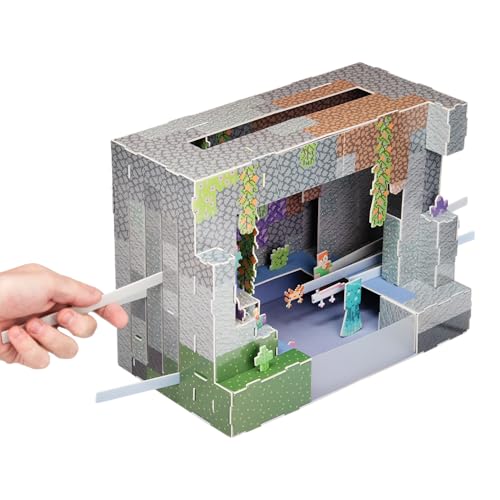 Paladone Minecraft 3D Bauset Höhle 40 Teile ohne Kleber