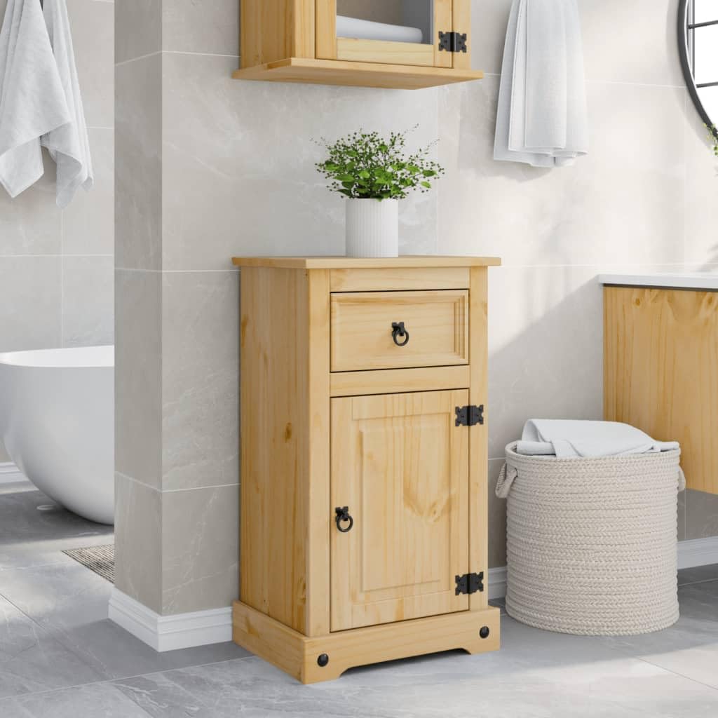 vidaXL Corona Badschrank Kiefer 45x33x80 cm Massivholz