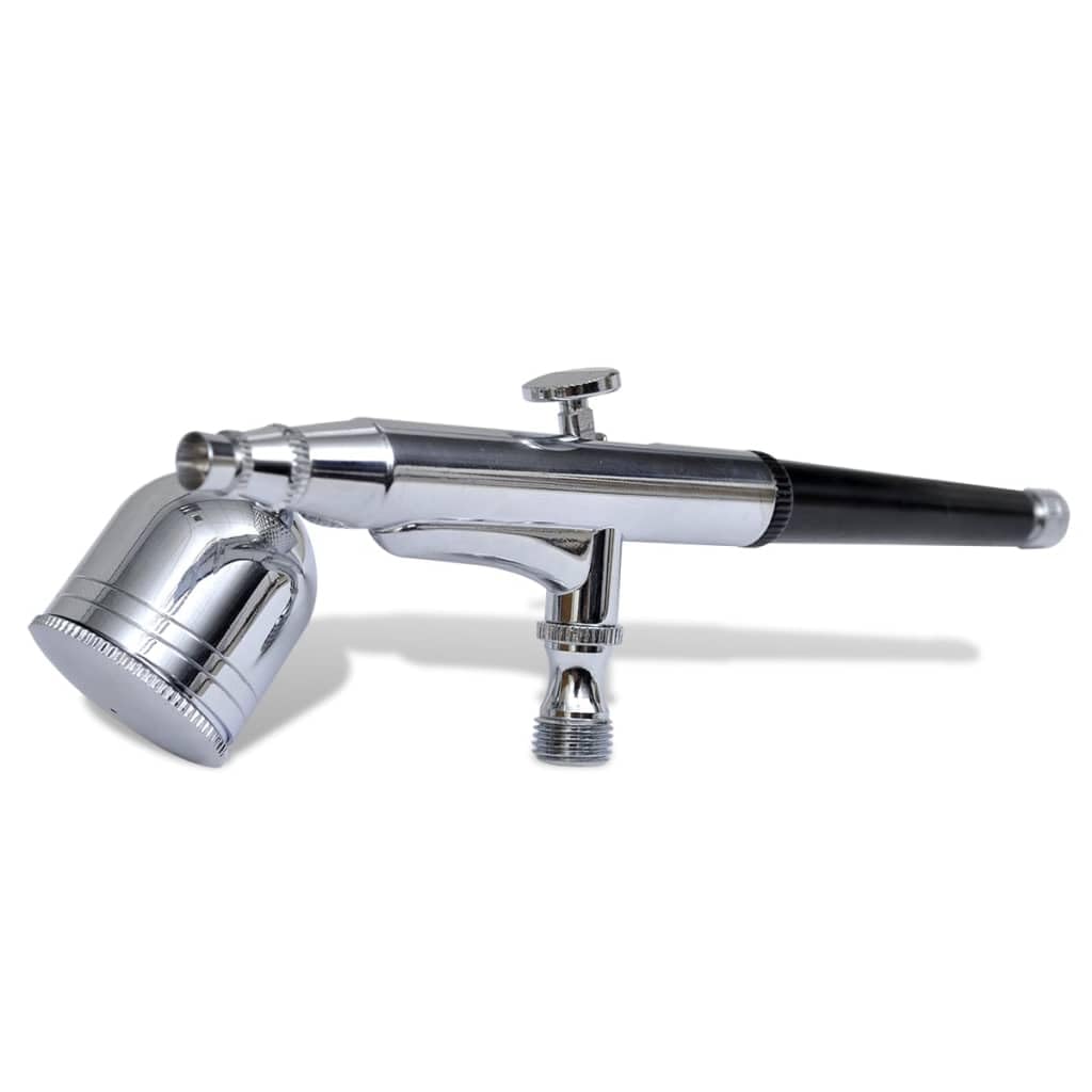 vidaXL Heimwerkerbedarf Airbrush-Set Glasbehälter 0,5 mm