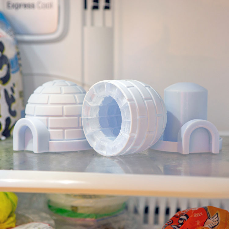 Kikkerland Kitchen Igloo Eiswürfelform Mini 2er Set