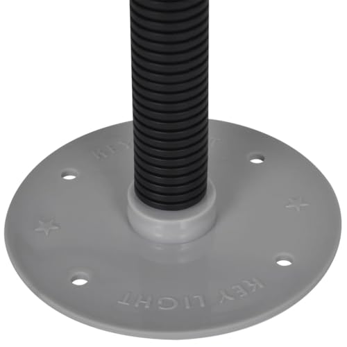 vidaXL Verkehrsspiegel 30 cm Indoor Konvex Acryl Schwarz