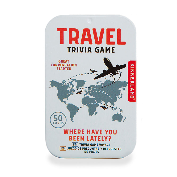 Kikkerland Play Travel Trivia Game Reisequiz 50 Fragen