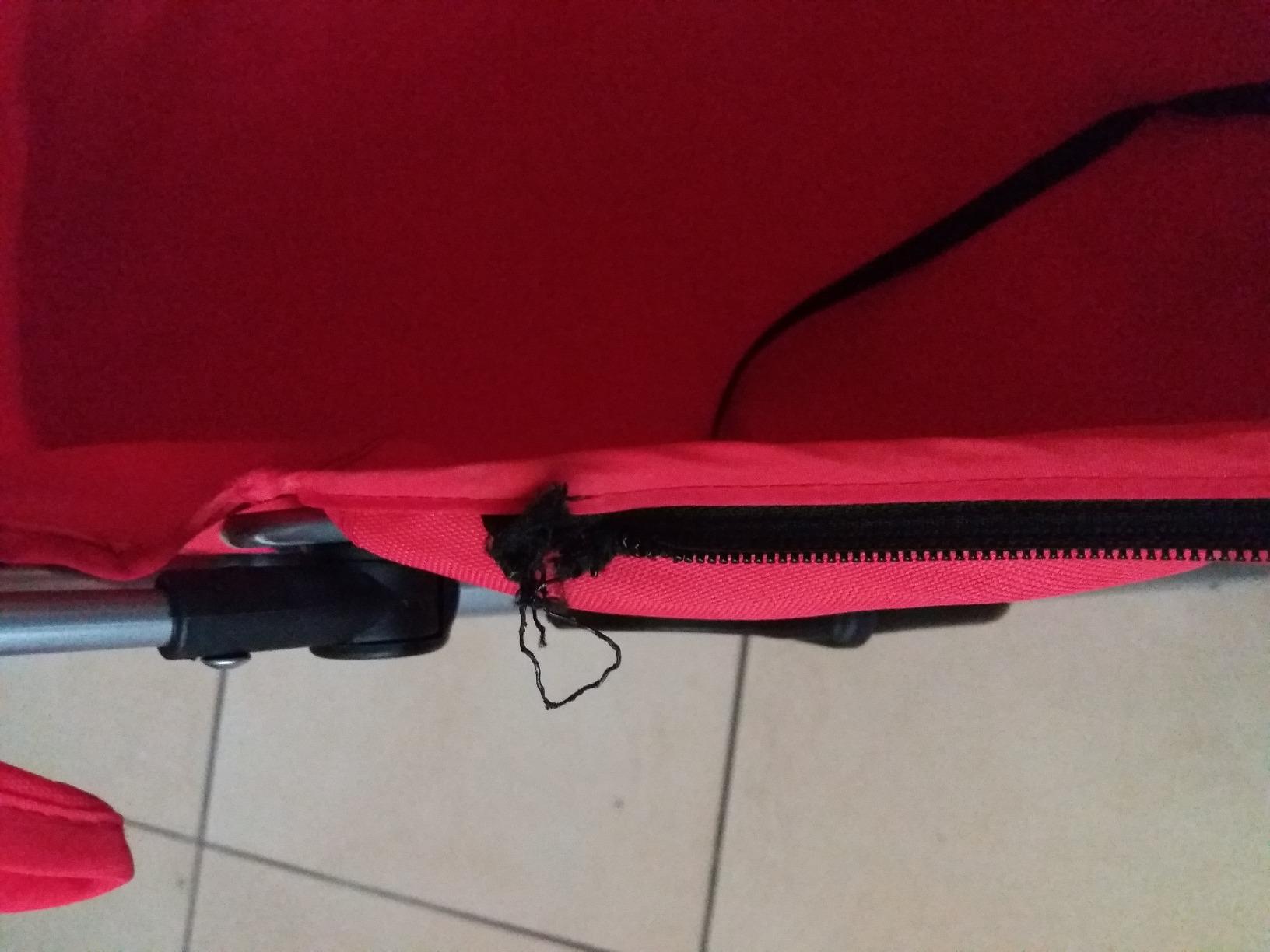 vidaXL Hundewagen Hundebuggy Buggy Rot faltbar