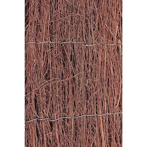 vidaXL Nature Gartenzaun Heidekraut 3x1 m natur