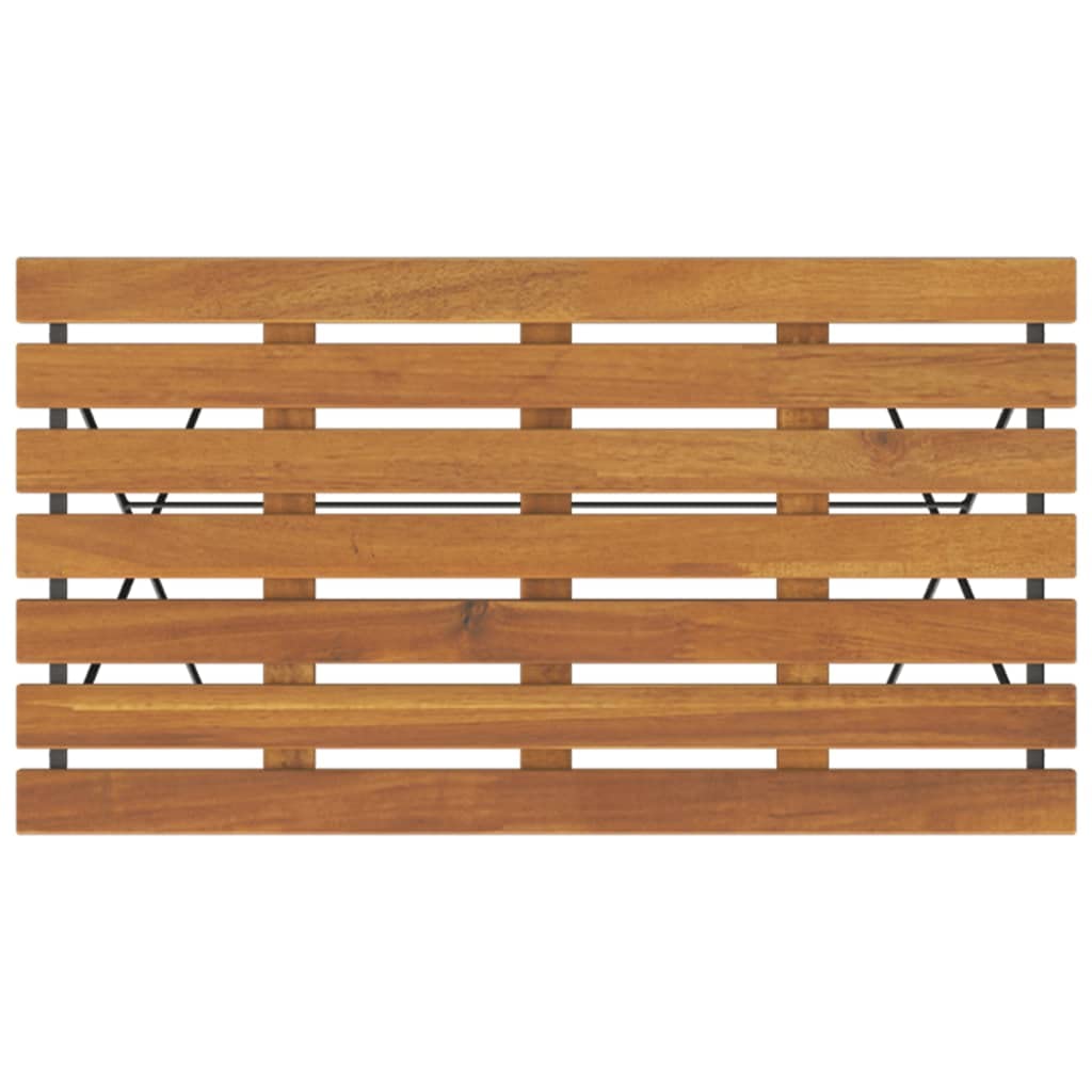 vidaXL Heim & Garten 5-tlg. Bistro-Set Akazie Klappbar