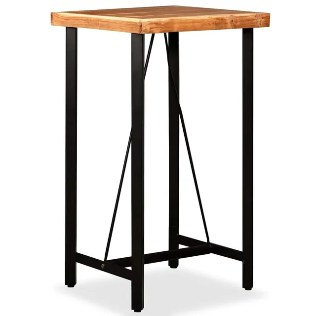 vidaXL Bartisch Akazie Massivholz 60x60x107 cm