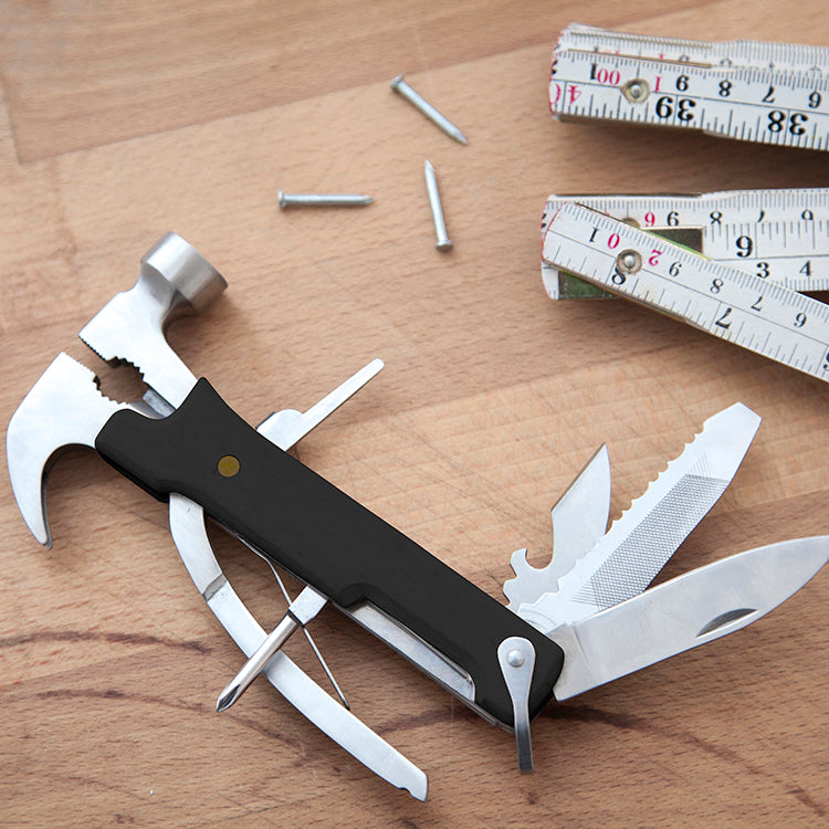 Kikkerland Wood Hammer Multi-Tool 10 Funktionen Holz