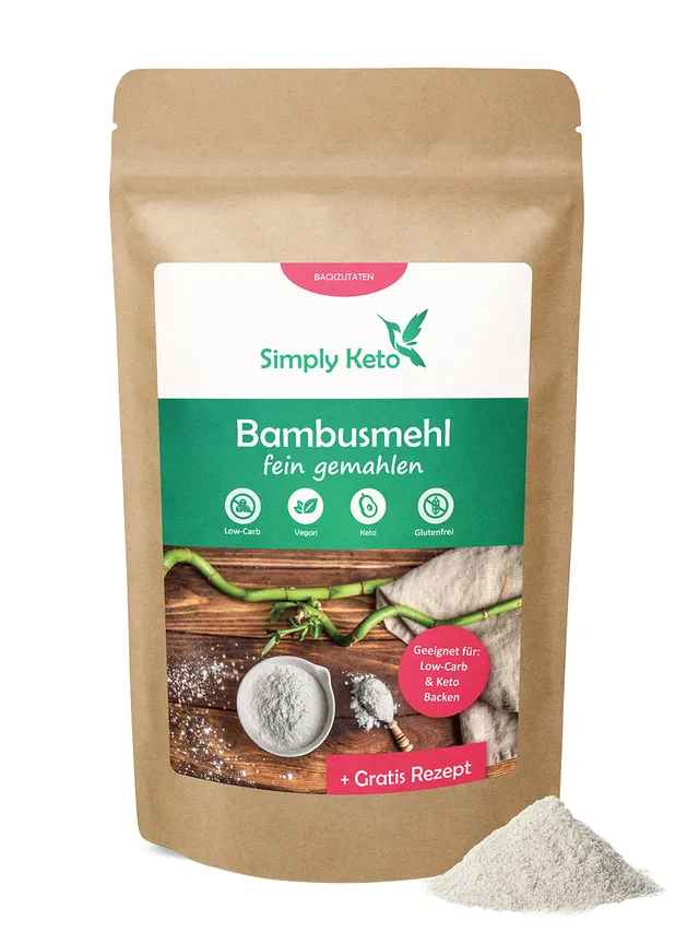 Simply Keto Bambusmehl 300g Low Carb glutenfrei vegan