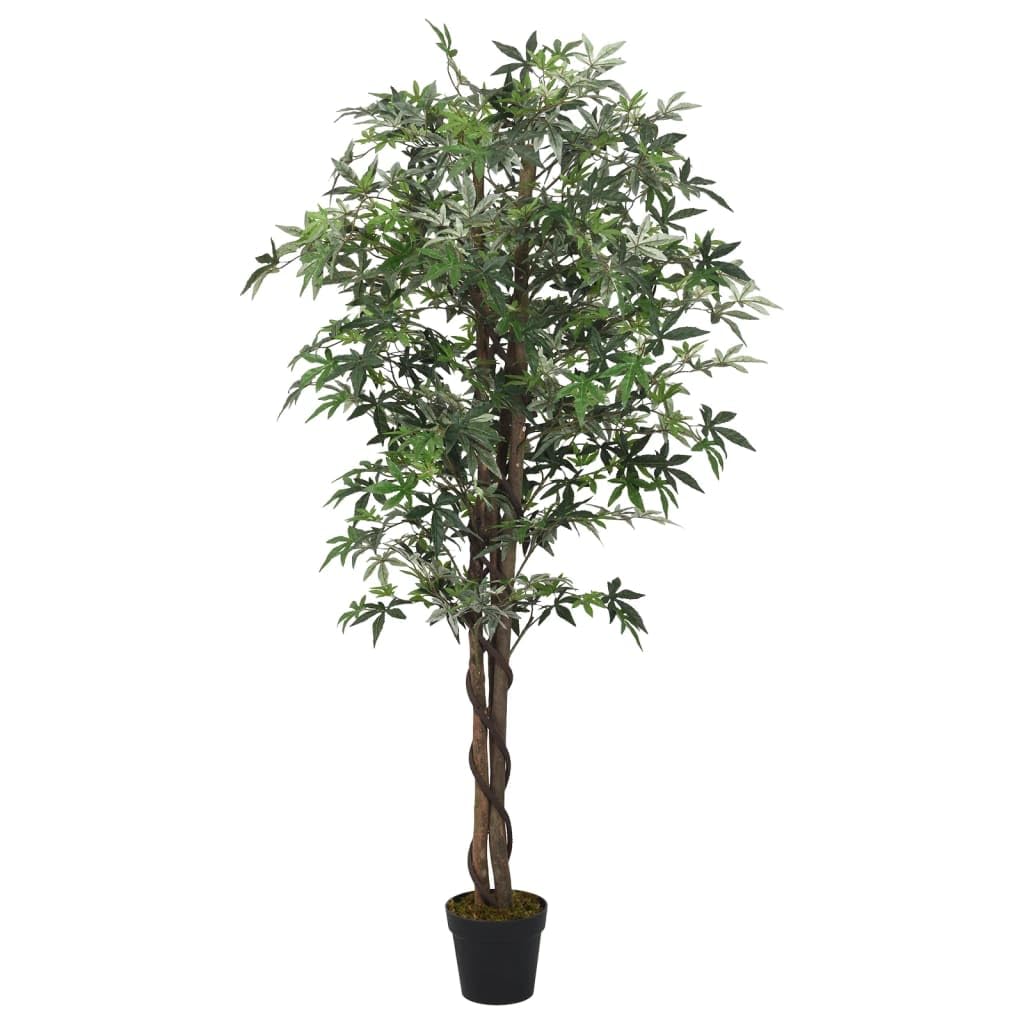 vidaXL Ahornbaum Künstlich 150 cm Grün 504 Blätter Topf