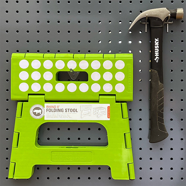 Kikkerland Home Rhino II Tritthocker grün klappbar