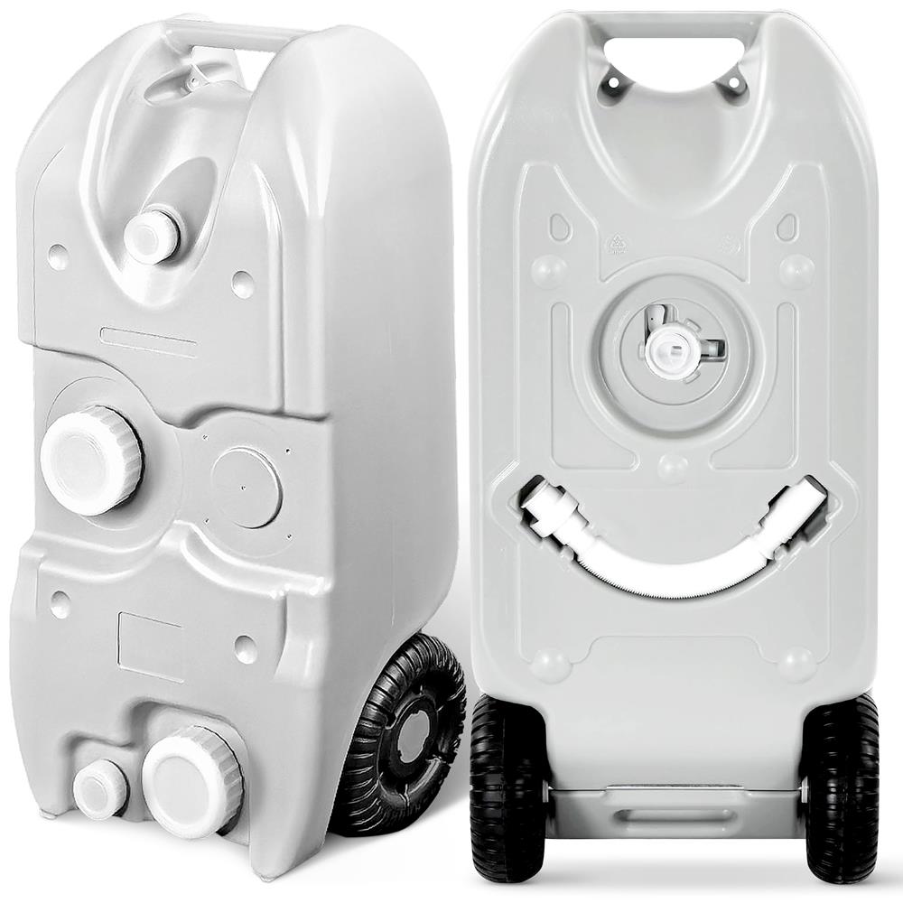 Serenelife Wassertank Grau 40 Liter HDPE mit Rollen