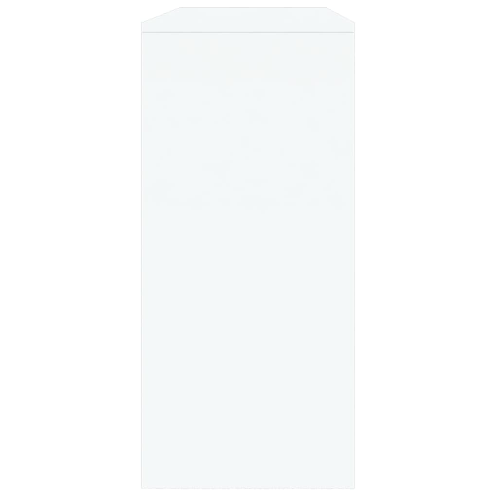 vidaXL Konsolentisch Weiß 100x35x76,5 cm mit Schubladen
