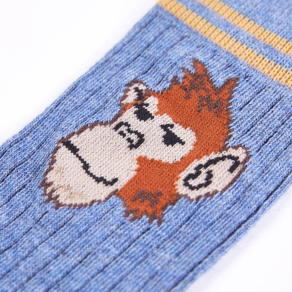 vidaXL Baby & Kleinkind Kindersocken 5 Paar 23-26 Affe Baumwolle