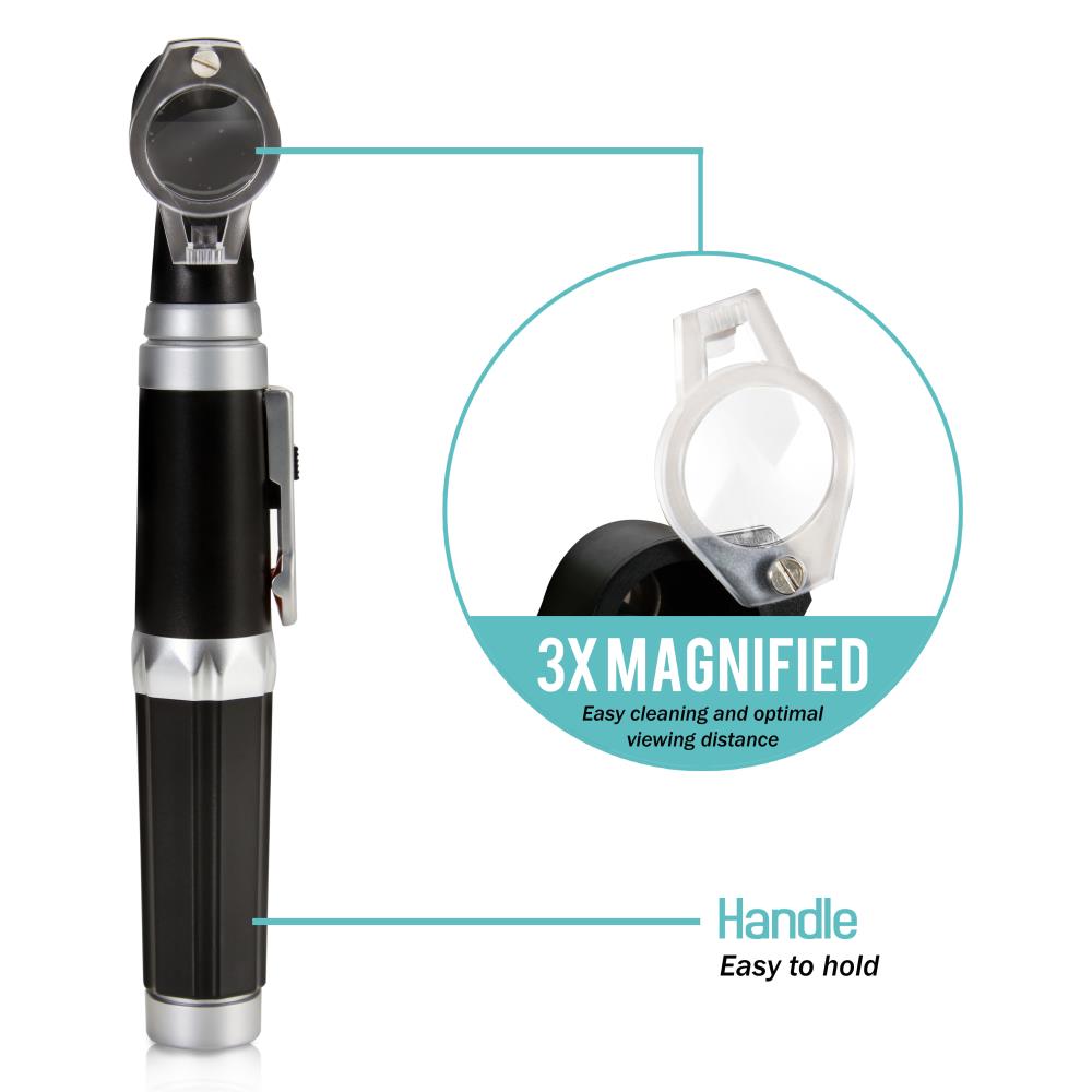 Serenelife Health & Beauty Otoskop 3X LED Ohrenspiegel Familie