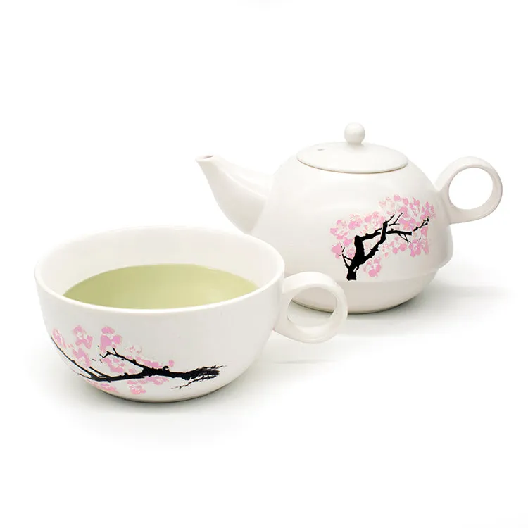 Kikkerland Kitchen Blossom Morph Teapot Teekanne mit Tasse
