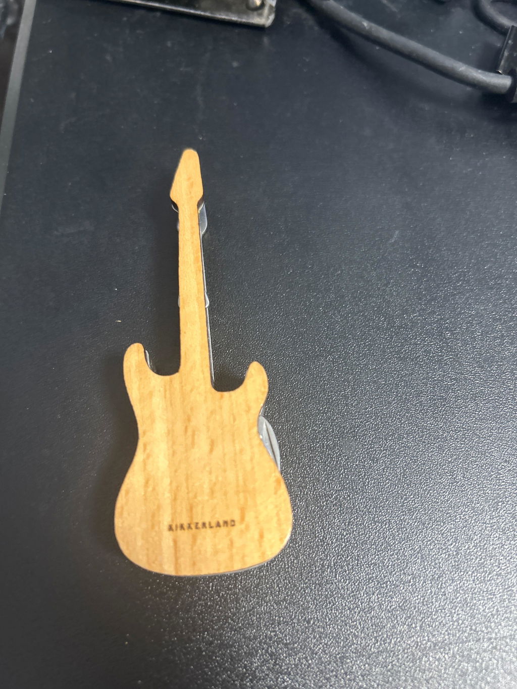Kikkerland Guitar Multi-Tool Buche Edelstahl 3-teilig