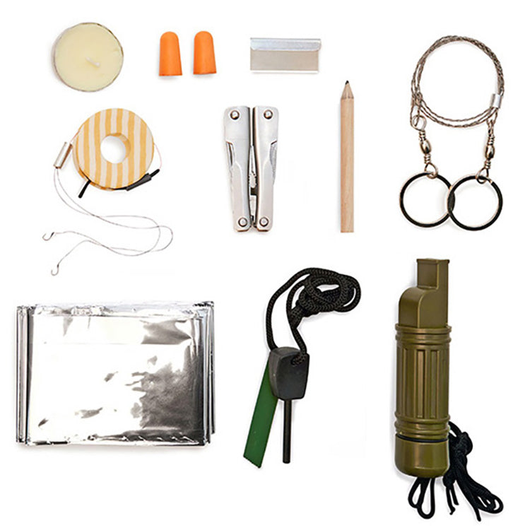 Kikkerland Tools Survival Kit Outdoor Set 10-teilig