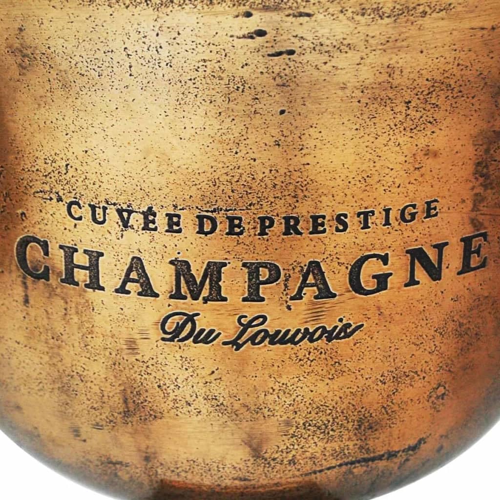 vidaXL Champagner-Kühler Pokal Sektkühler Kupfer braun