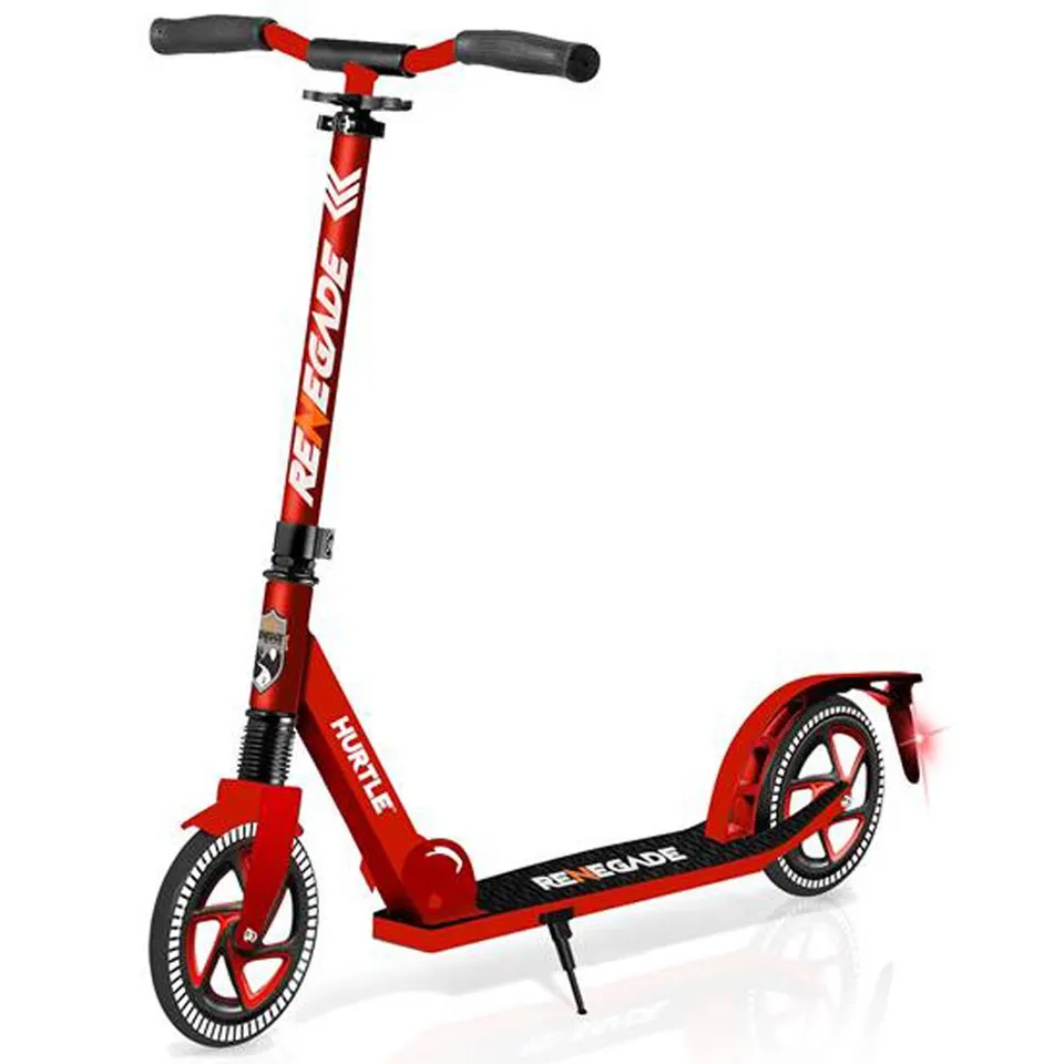 Serenelife Scooters Kick Scooter Rot Klappbar 20 cm