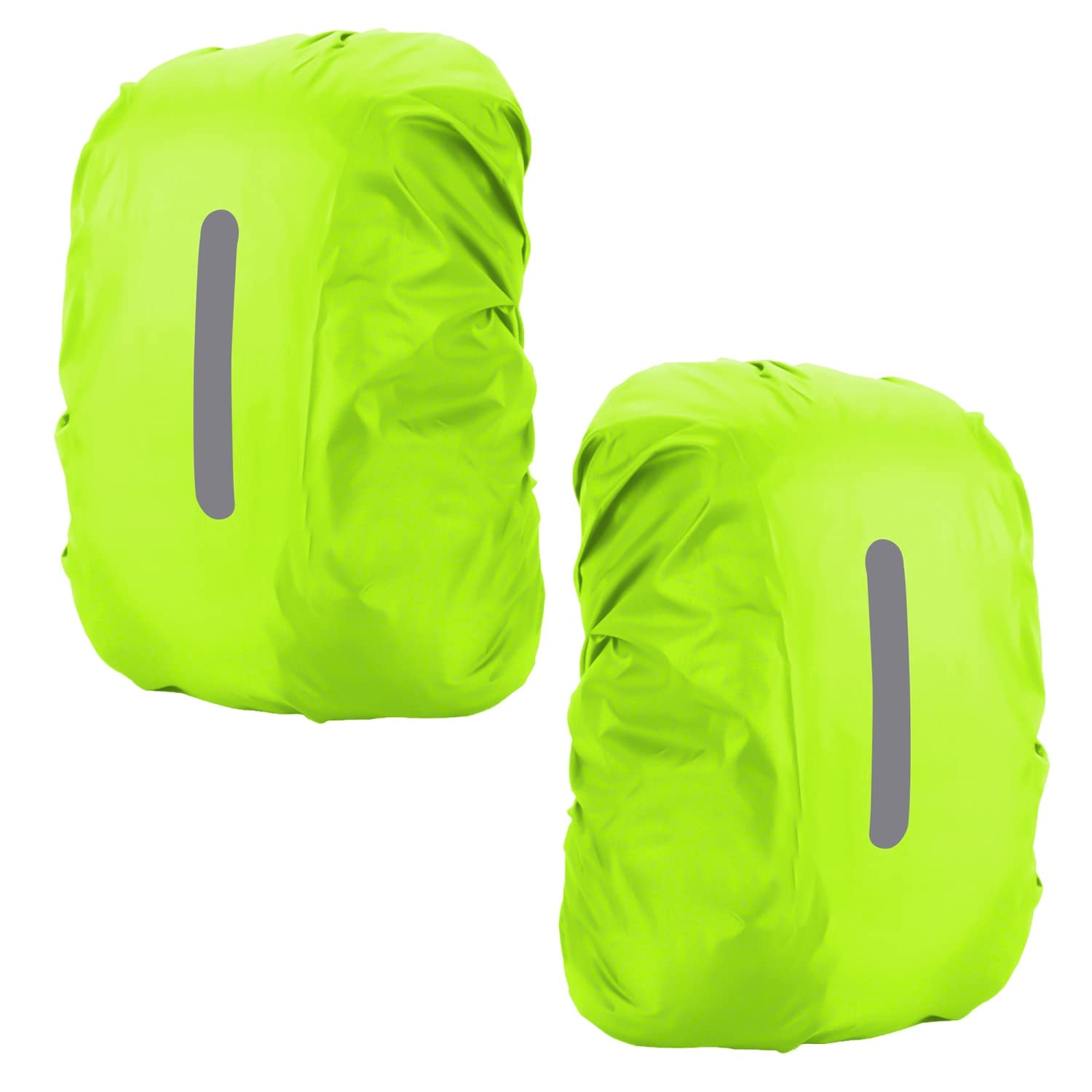 Intirilife Rucksack Regenschutz Gelb 55L Reflektor