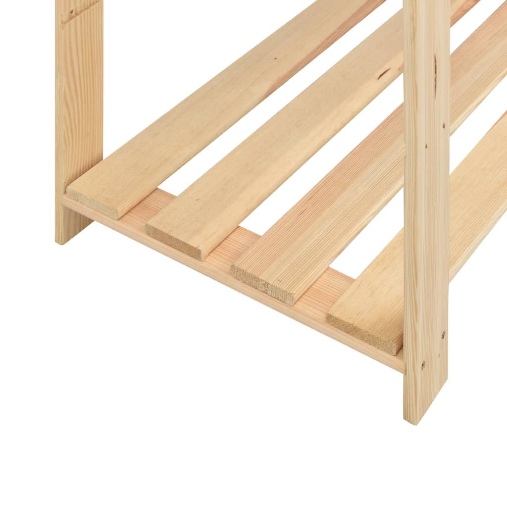vidaXL Lagerregal Kiefer Massiv 5 Böden 170x38x170cm 500kg