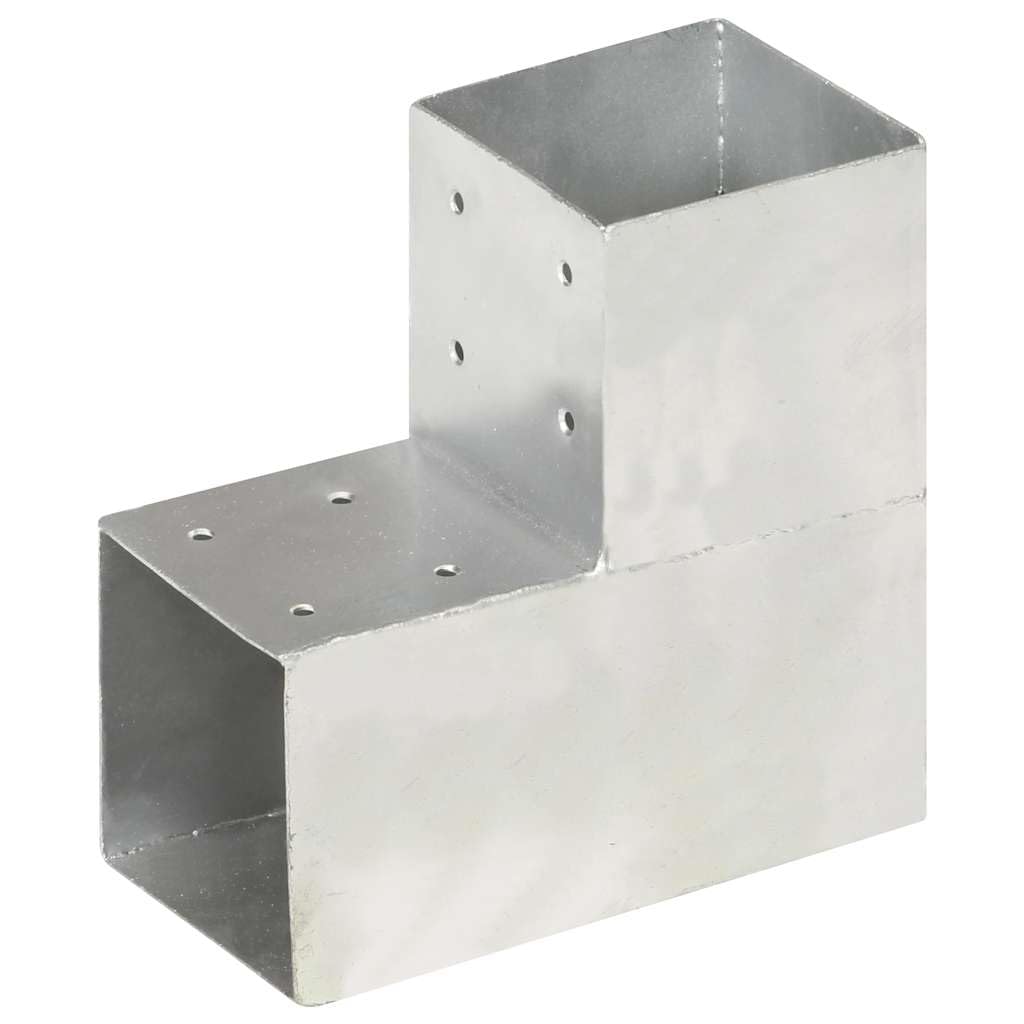 vidaXL Pfostenverbinder L-Form 71x71 mm verzinkt Metall