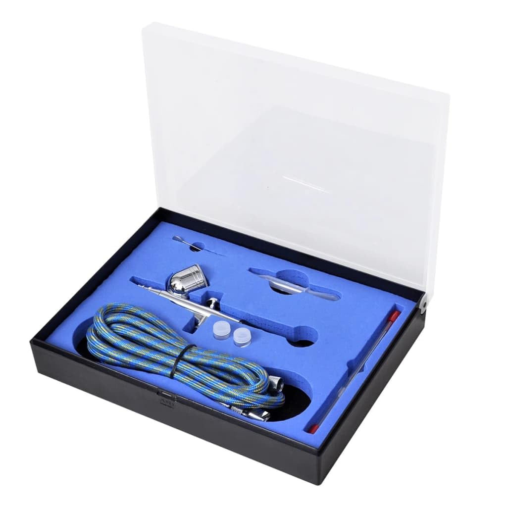 vidaXL Airbrush-Set 0,2/0,3/0,5 mm Pistole Koffer