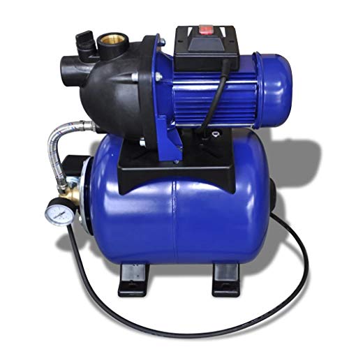 vidaXL Hauswasserwerk 1200 W 3700 L/h 19 L Tank