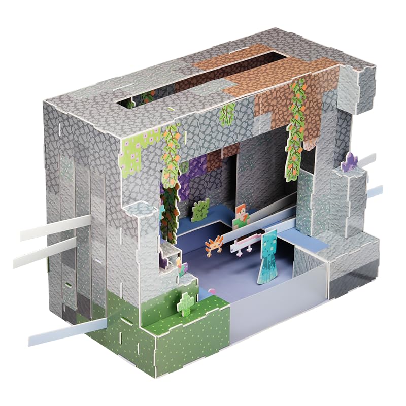 Paladone Minecraft 3D Bauset Höhle 40 Teile ohne Kleber