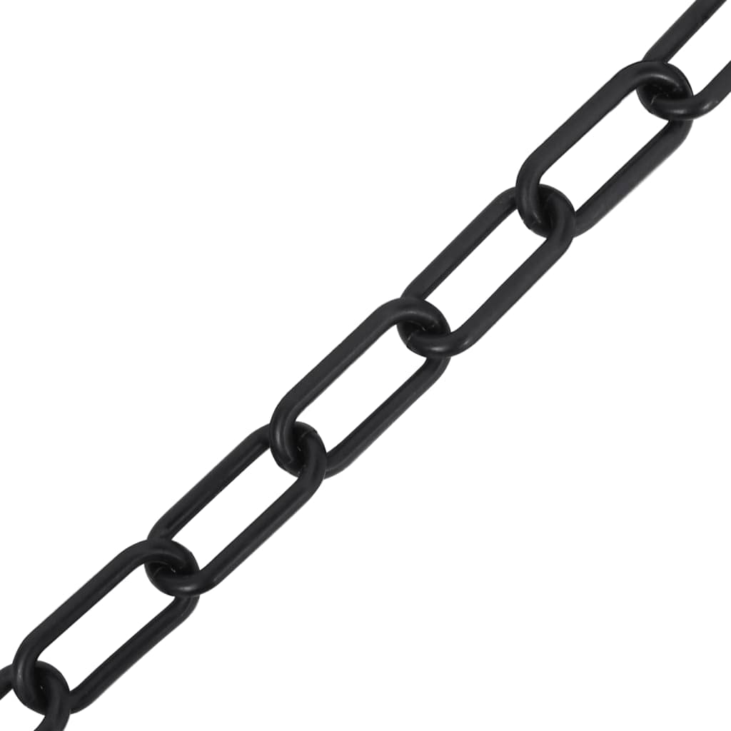 vidaXL Absperrkette Schwarz Kunststoffkette 30 m Ø 6 mm