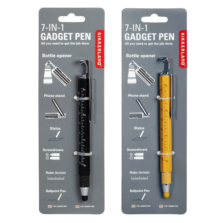 KIKKERLAND Gadget Pen 7-in-1 Kugelschreiber Multitool