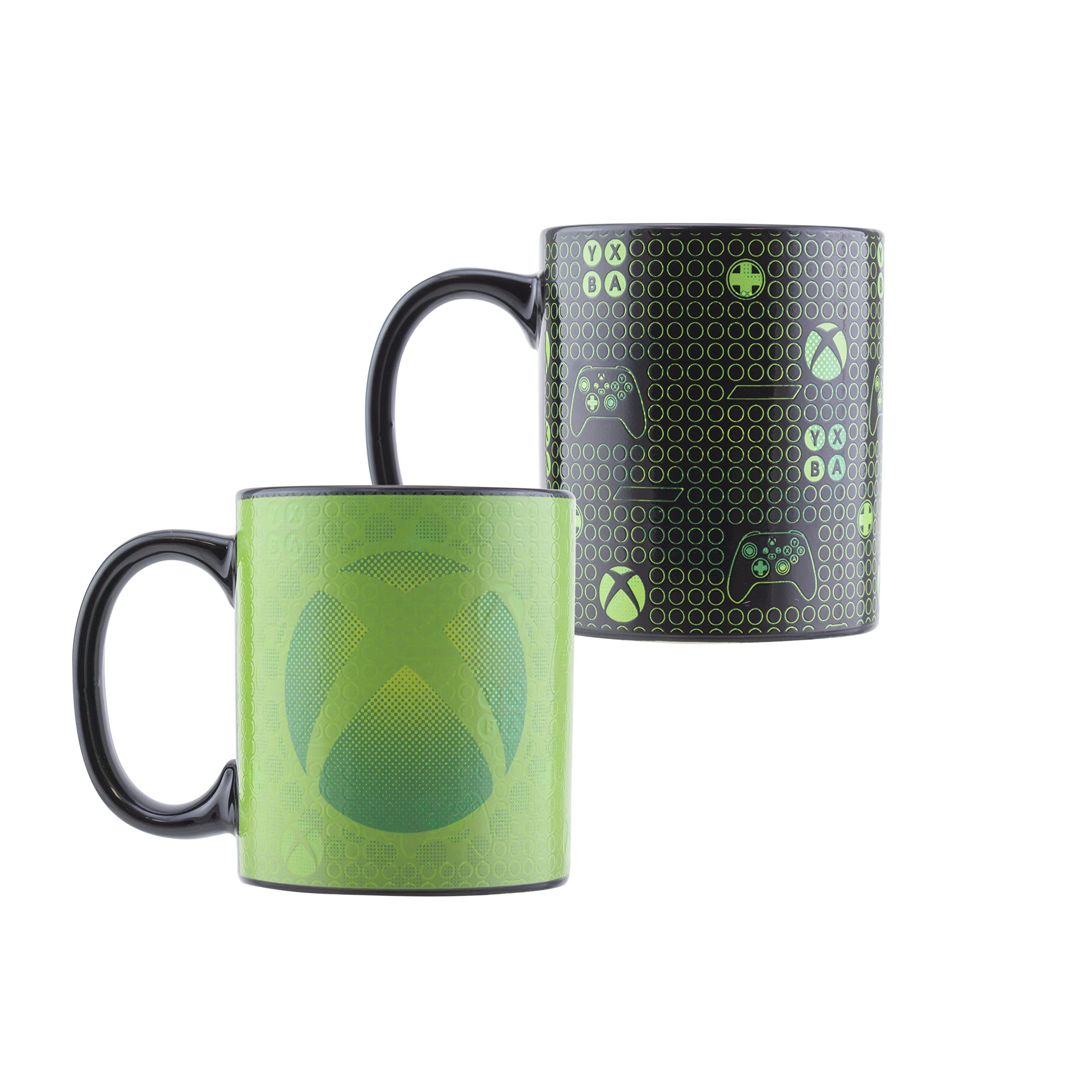 Paladone Drinkware Xbox Zaubertasse 300 ml Keramik Schwarz Grün