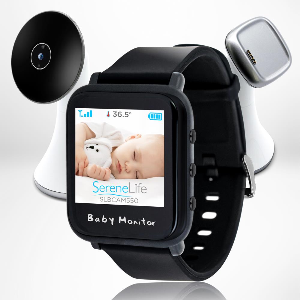 Serenelife Baby Babyphone mit Smartwatch Video Nachtsicht
