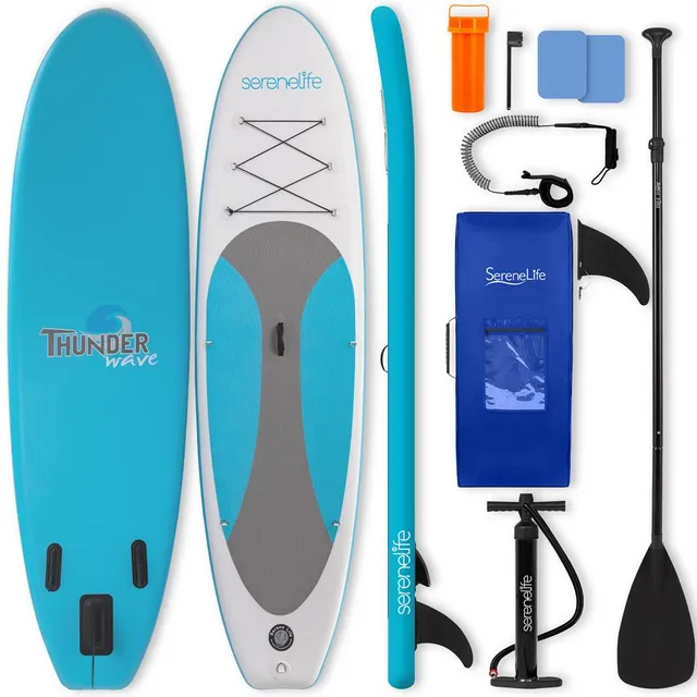 Serenelife SUP Board aufblasbar Blau 305cm