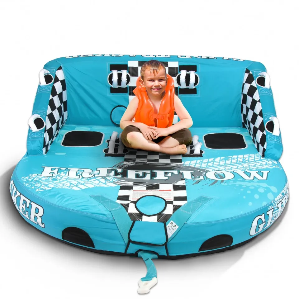 Serenelife Pool Set Towable Tube 3 Personen Nylon