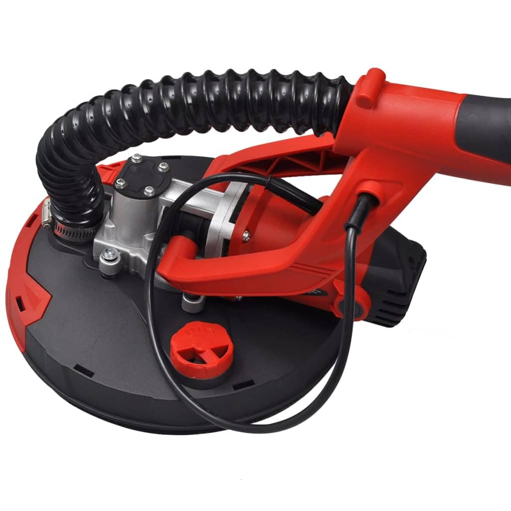 vidaXL Trockenbauschleifer Rot 750 W Deckenschleifer Teleskop
