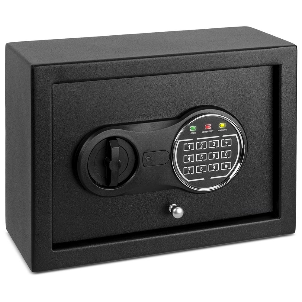 Serenelife SLDS110SCE Tresor Schwarz Elektronikschloss Stahl