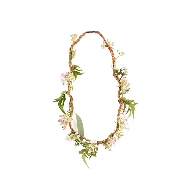 Kikkerland Huckleberry Blumenkette Bastelset Leder