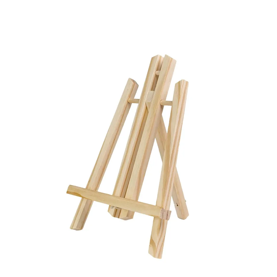 Intirilife Tischstaffelei 20 x 28 cm Staffelei Buchenholz klappbar