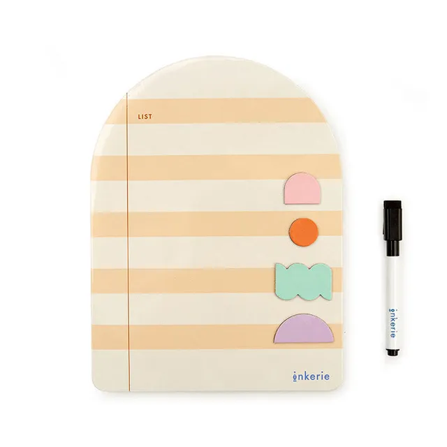 Kikkerland Inkerie Magnet Memo Board mit Stift