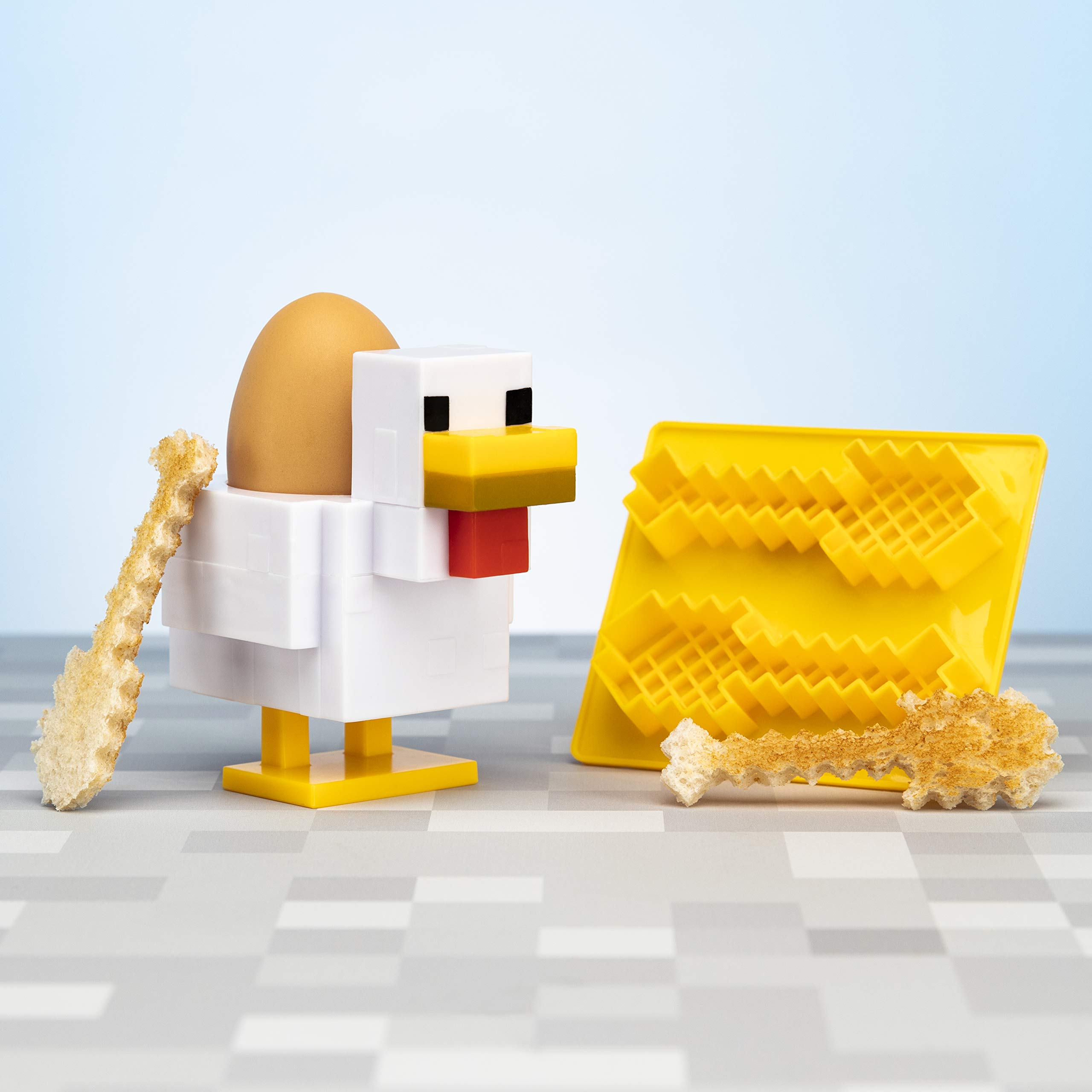 Paladone Minecraft Eierbecher Toastschneider Huhn Set