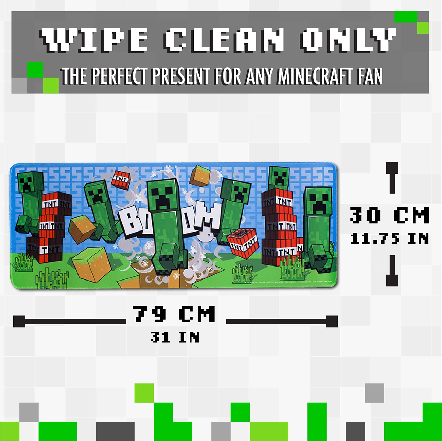 Paladone Minecraft Creeper Schreibtischmatte XXL Gamer