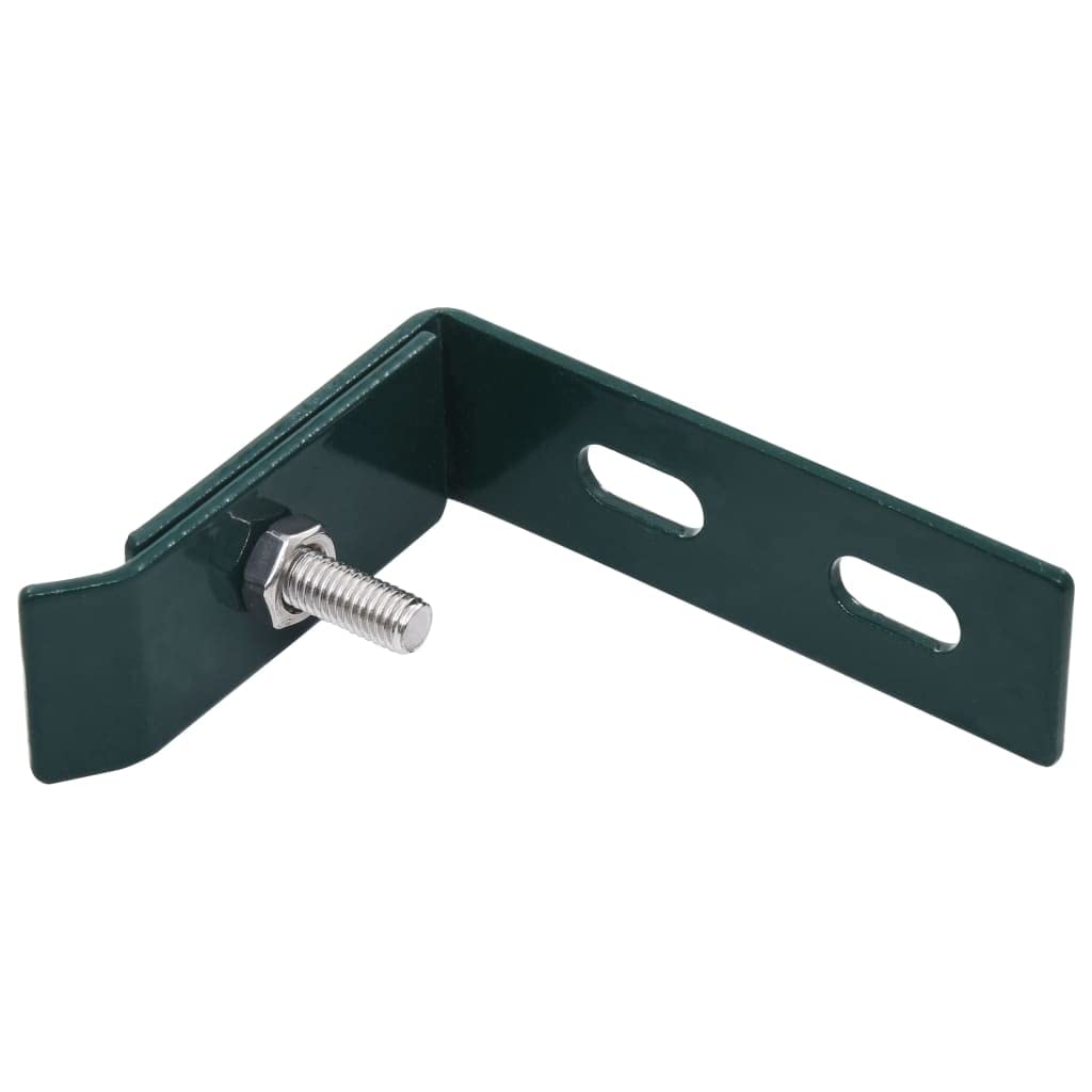 vidaXL Wand-Eckverbinder Set 10 Stück Anthrazit Edelstahl