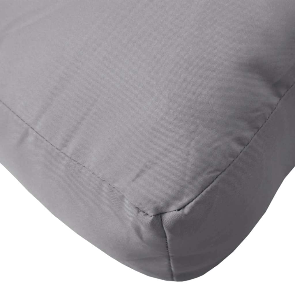 vidaXL Heim & Garten Palettenkissen 3-tlg Grau Oxford